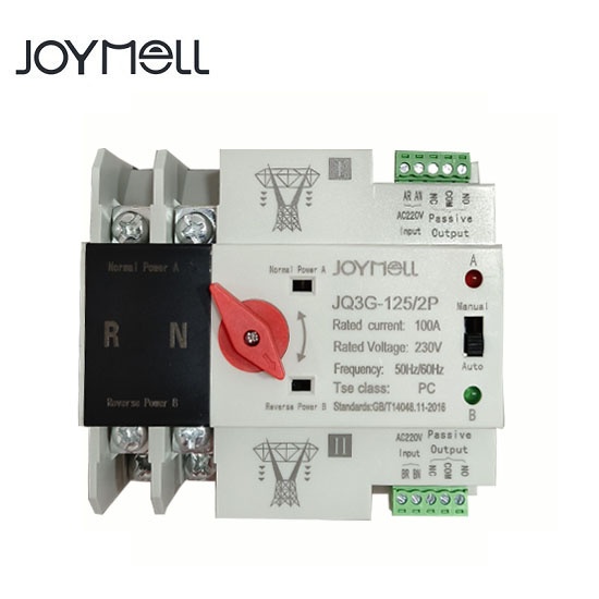 JQ3G Mini din-rail ATS 2P 3P 4P 16A-125A